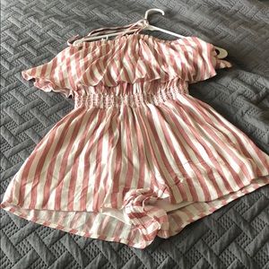 Fashion nova striped romper